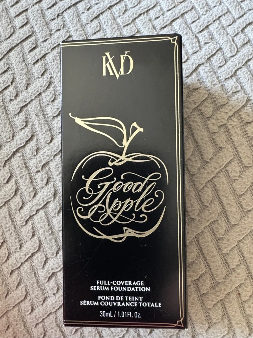 KVD Good Apple Full-Coverage Serum Foundation - Light 012.  New in Sealed Box.